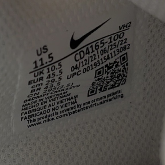 Nike Air Max Excee Shoes White Pure Platinum Men’s Sz 11.5 - Picture 10 of 10